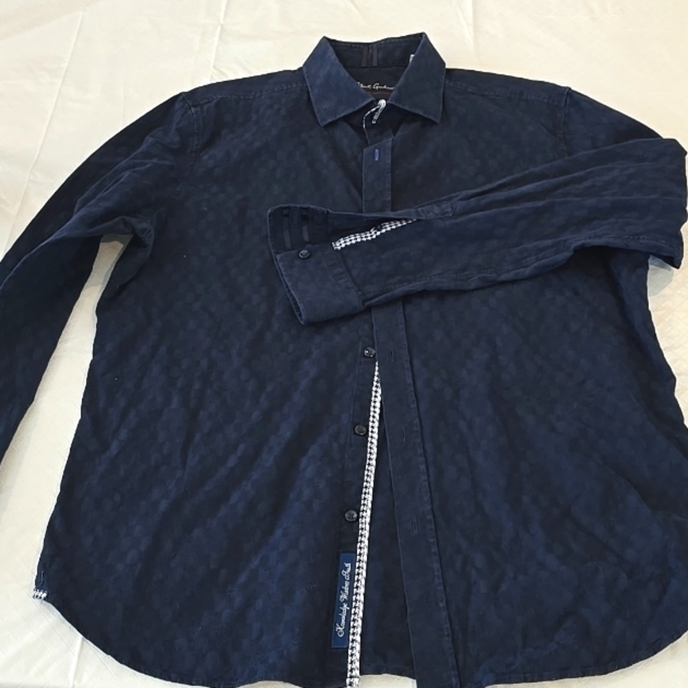 Robert Graham Navy Blue 2TG fits a xl man